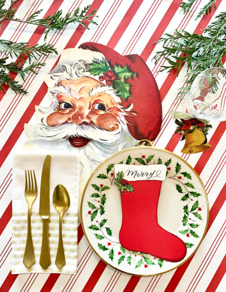 Holly Paper Table Runner